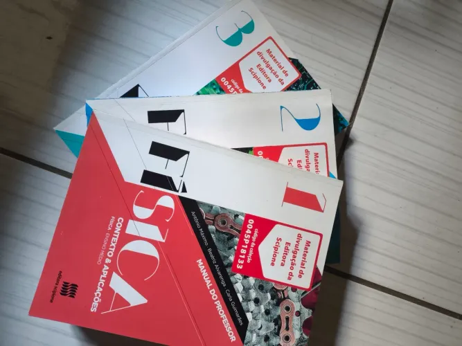 Kit Coleção Física Contexto e Aplicações - vol 1,2 e 3 (Manual do Professor) - 2ª edição