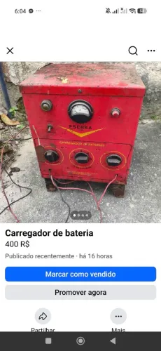 Carregador de bateria automotivo 