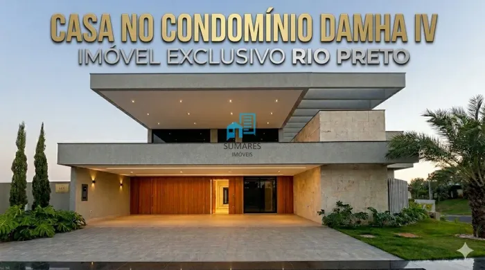CONDOMINIO DAMHA IV - CASA CONDOMINIO DAMHA IV - SÃO JOSE DO RIO PRETO
