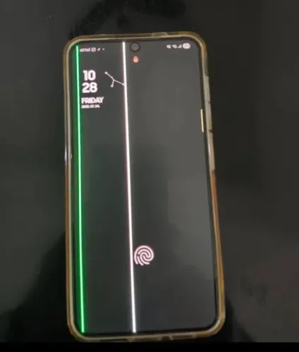 S23 5G - 512gb com 3 listras na tela