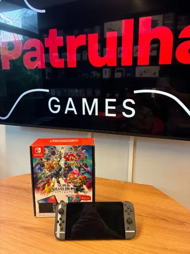 Nintendo Switch OLED Desbloqueado Super Smash Bros. - Edição Especial Imperdível ?