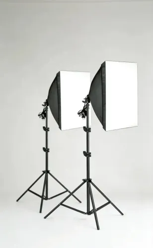 Kit 2 Softbox + 2 tripés 
