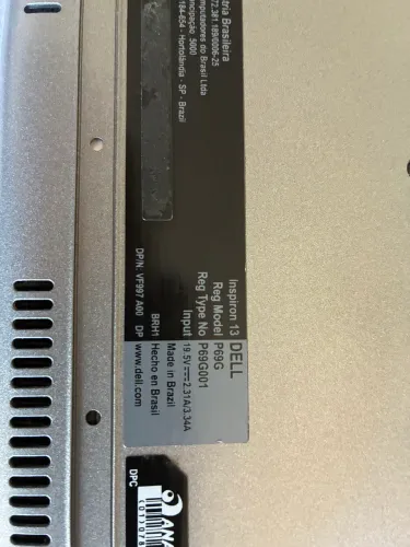 Notebook Dell mod. P69g