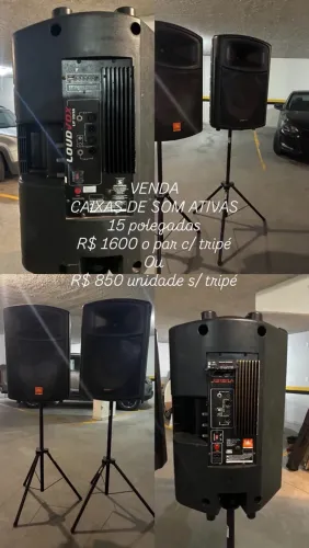Par de Caixas Ativas