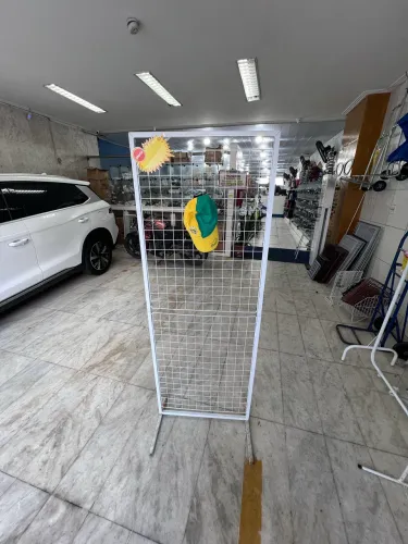 Biombo armado telas expositor para lojas e vendedores ambulantes