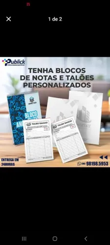 Blocos de notas