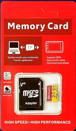 Cartão de memória Xiaomi MicroSd 2 tb classe 10 SD/TF com adaptador SD