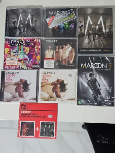 Coleção Maroon 5 CD e DVD - Importados e alguns lacrados