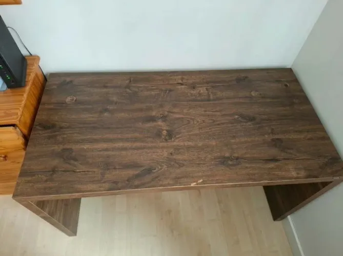 Mesa de escritório Dalla Costa TC 124 nobre
