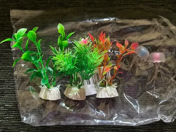 03 Plantas Artificiais de Aquário