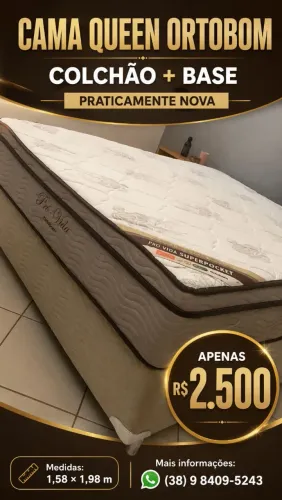 Cama+base Queen