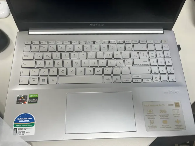 Notebook ASUS Vivobook Pro 15 Ryzen 7 16GB RTX SSD