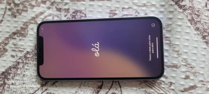 Iphone 12 64gb bateria 80% roxo semi novo 