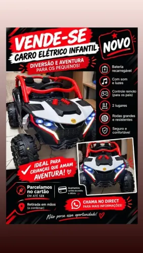 CARRO ELÉTRICO INFANTIL