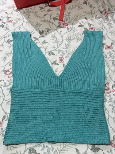 Blusa Azul TAM Único