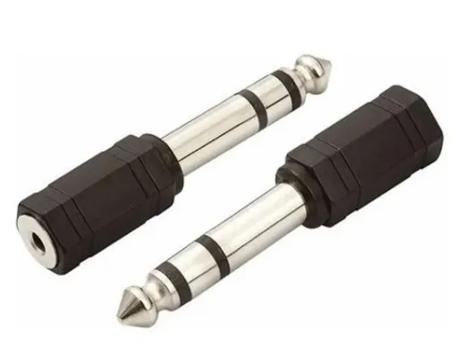 Adaptador P2 x P10 P2 Fêmea Auxiliar e P10 Macho