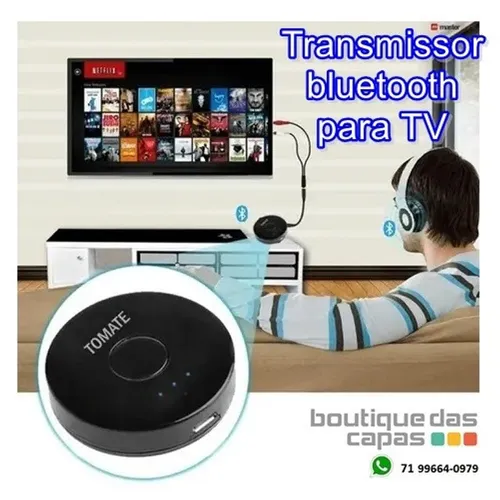 Transmissor Bluetooth 4.0 para tv Tomate Mtb-803 transforme sua TV em bluetooth