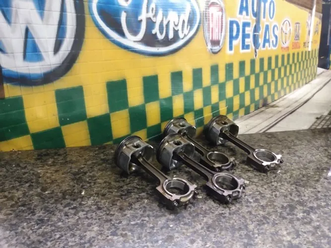 Jogo de biela pistão motor Ford Duratec 2.0 16v 