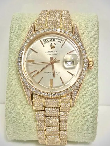 Rolex Day Date Presidente Ouro 18k com Diamantes