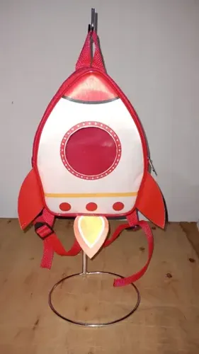 Mochilinha personalizada foguete para lembrancinha 