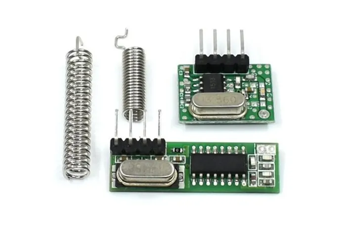 Receptor e módulo transmissor Rf 433 mhz  Arduino Automação COD-AM482 