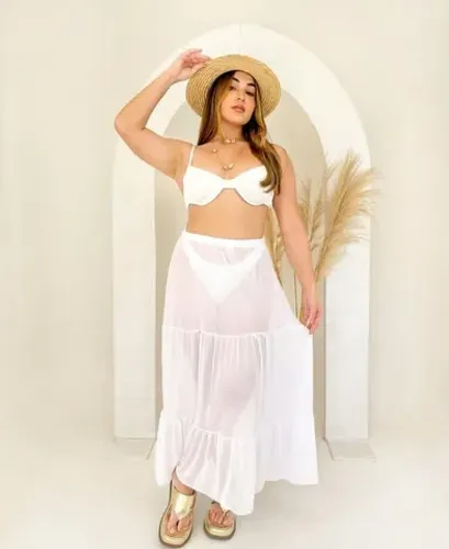 Saída de praia saia 3 marias