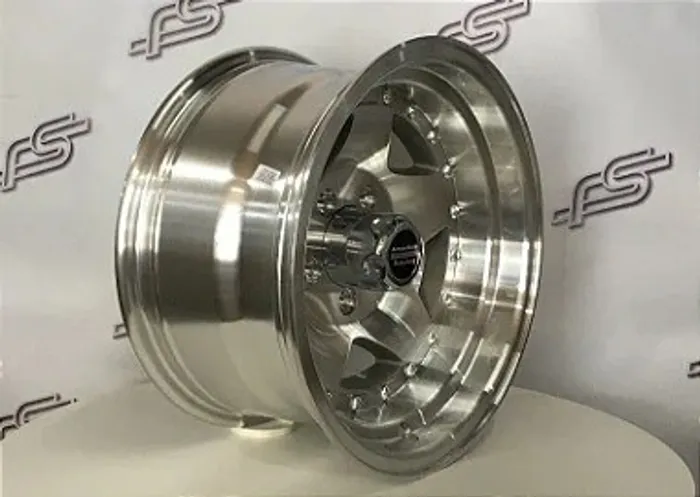 rodas American Racing AR235 Diamantada Aro 15 / Tala 8" / Furação 5x114,3 / Off-se