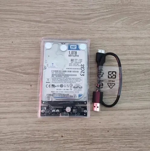HD externo 1TB Usb 3.0, P/ notebook, desktop e vídeo game