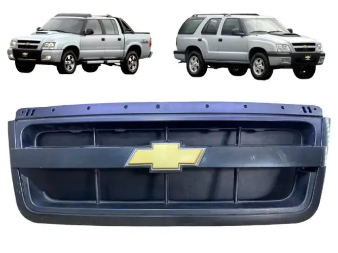 Grade Parachoque Chevrolet Blazer S10 2009 c/detalhe