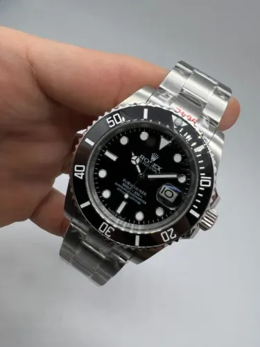 Rolex Submariner Date Prata-Preto