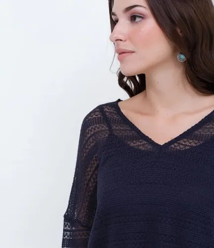 Blusa Feminina Marfinno com Vazados | Produto Novo