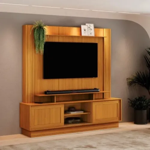 Home Estante Acre Para TV Até 55'' Polegadas! Frete e Montagem Grátis.