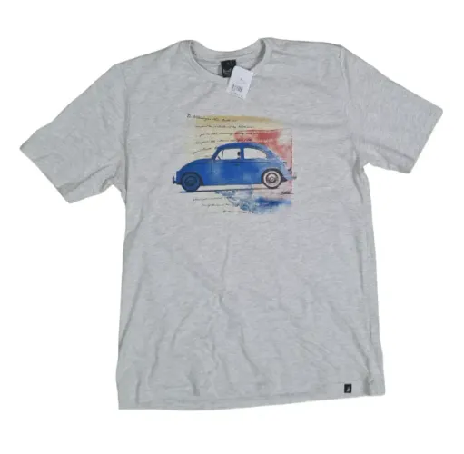 Camiseta Raffer Cinza Nova com Etiqueta da Loja / G (Confecção Normal)