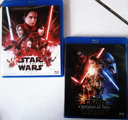 Kit 2 Filmes Blu-ray - Star Wars: O Despertar da Força Os Últimos Jedi - Blurays Original