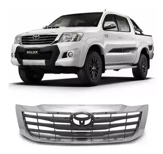 Grade central hilux 12\15 cinza