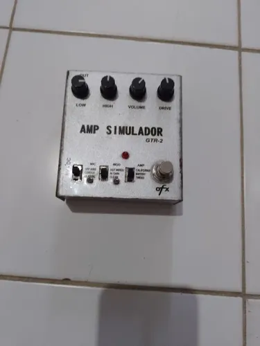 Pedal ofx amp simulador gtr2 para guitarra 