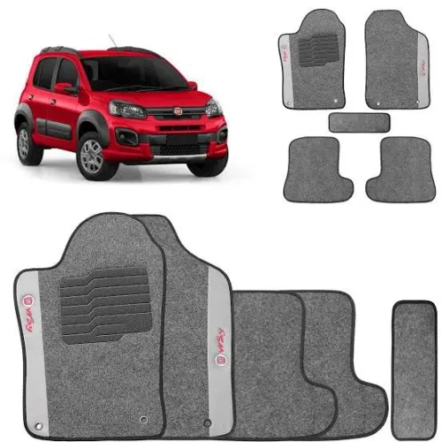 Tapete Carpete Uno Way 10/ 4Pcs Cod: 32309