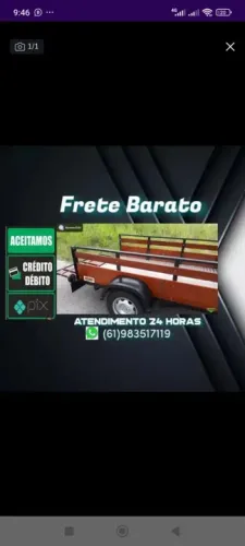 Frete jardim inga