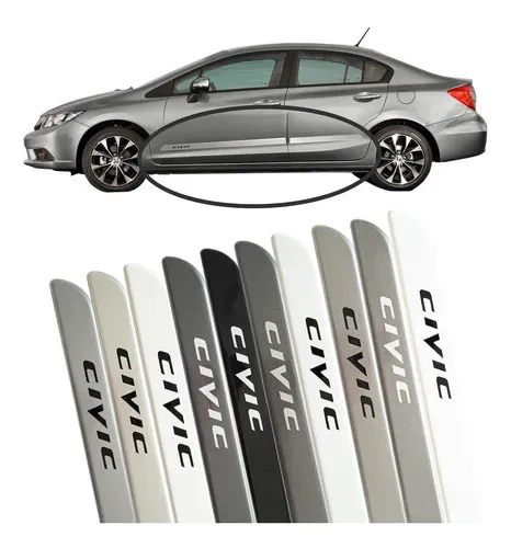 Jogo Friso Slim Lateral Honda Civic Original 