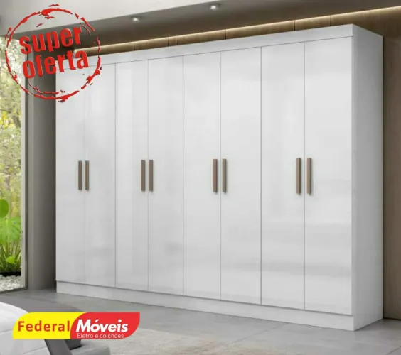 Guarda Roupa 100%MDF Novo Temos Outras Cores 