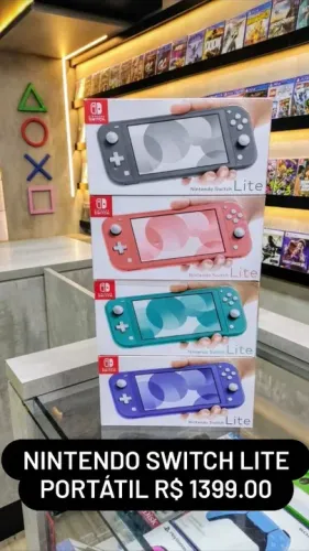 Nintendo Switch Lite Semi-novo com Garantia -Loja Física desde 1997 em Curitiba