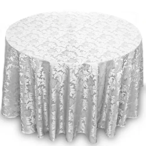 Toalha de mesa redonda em Jacquard 2,80m