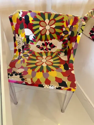 Kit de 2 Cadeiras Mademoiselle - Floral Margarida
