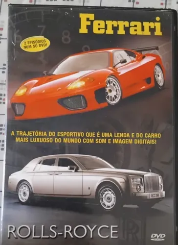 DVD Ferrari + Rolls Royce - Original - Usado