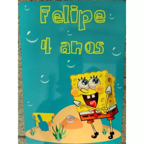 Placa de Sinalização personalizada 20x28cm, fotos, logotipos, desenhos ou mensagens