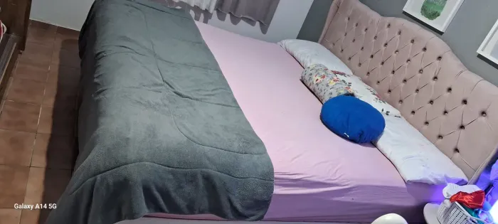 Cama King com Box e Cabeceira