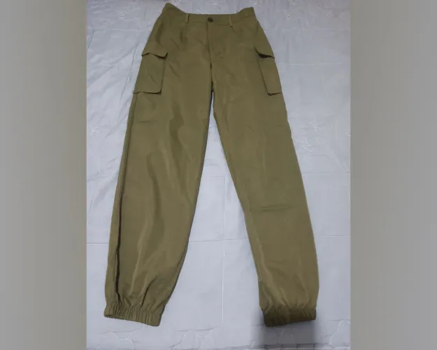 Calça Cargo verde militar shein