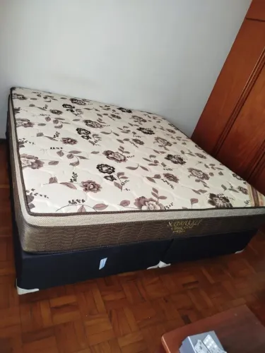 Colchão  ORTOBOM King Size com Base ortosleep.