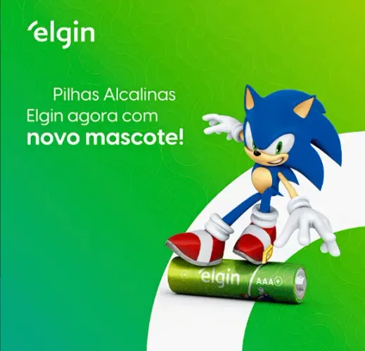 Pilha Alcalina Elgin AA - Blister com 4 unidades.