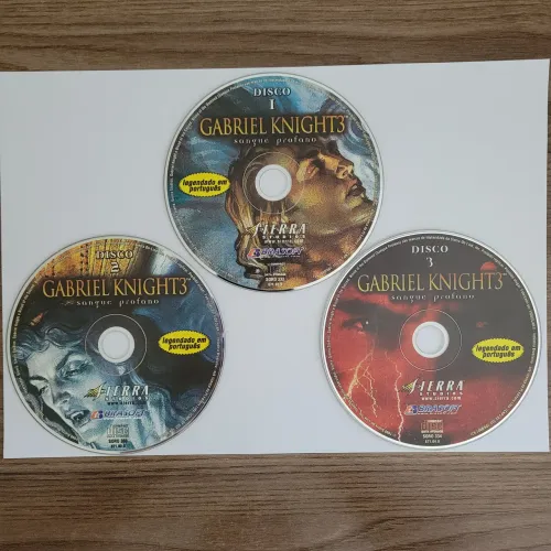 Gabriel Knight 3 - Sangue Profano - PC - Sierra 1999